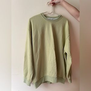 Soft Oversize Matcha Green Sweater (Unisex)